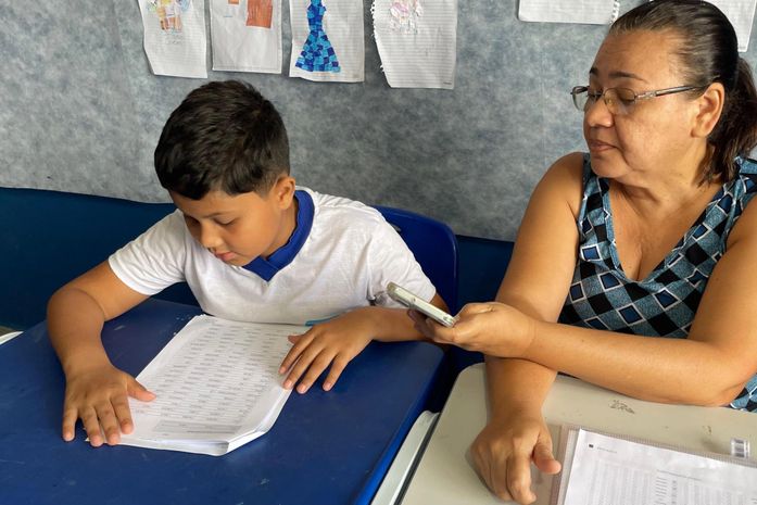 Estudantes da rede pública participam de avaliação de fluência em leitura até esta segunda-feira (13)
