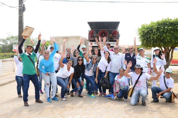 A secretaria de saúde de Major Isidoro realizou um mutirão no Bairro de Fátima