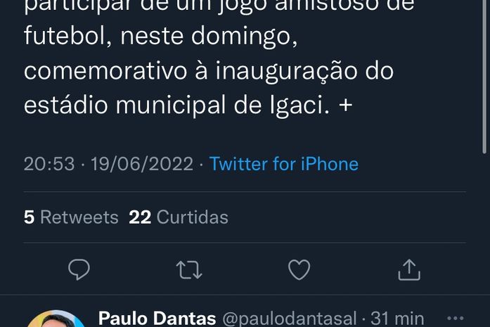 Governador fratura a clavícula ao participar de inauguração de estádio em Igaci