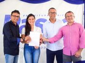 Prefeito do Passo de Camaragibe dá posse a nova diretora da Unidade Mista Dr. Carlos Gomes