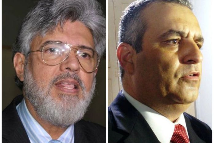Procurador Eduardo Tavares e o promotor Alfredo Gaspar