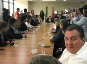Henrique Vilela presente no Palácio durante evento de segunda-feira em Maceió