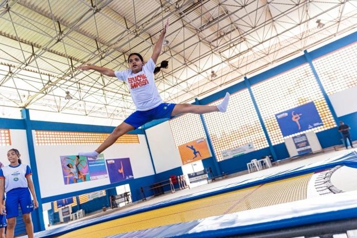 Estudantes começam atividades no Gigantão Vila Olímpica