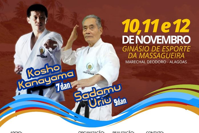 Na sexta-feira haverá um curso técnico com o maior graduado em faixa preta do mundo, Sadamu Uriu