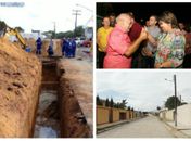 Obras de drenagem e pavimentação estão em fase final na Baixa Grande