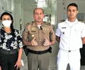 Comandante-geral da PM/AL, visita em hospital de Aracaju militar de AL que sofreu grave acidente em rodovia 