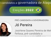 Por que você está fazendo campanha da candidatura de Jó Pereira, para o governo?- inquiriu o senador. Essa ativista respondeu