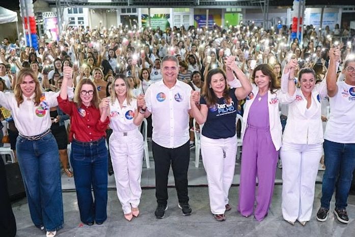 A força da mulher miguelense: mais de 1.000 mulheres se unem em apoio a Renan Filho para o Governo