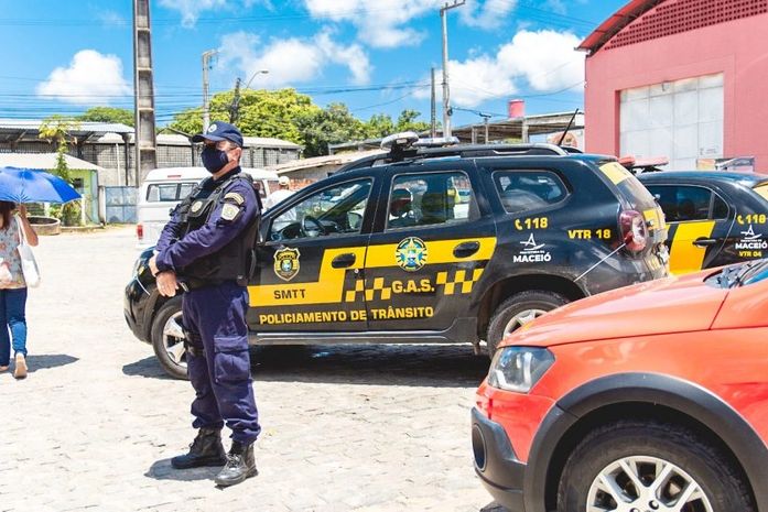 Grupamento especial da Guarda Municipal garante segurança aos agentes da SMTT