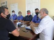 Ronaldo Lopes em reunião com servidores da autarquia