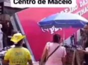 Homem de 68 anos fica ferido após queda de marquise no Centro de Maceió