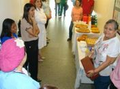 Paciente homenageia equipe da Quimioterapia
