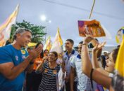 Rafael Brito é recebido com festa em um dos maiores colégios eleitorais de Alagoas