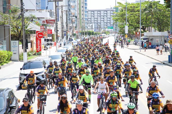 BPTran/AL promove passeio ciclístico alusivo à Semana Nacional do Trânsito pelas ruas de Maceió