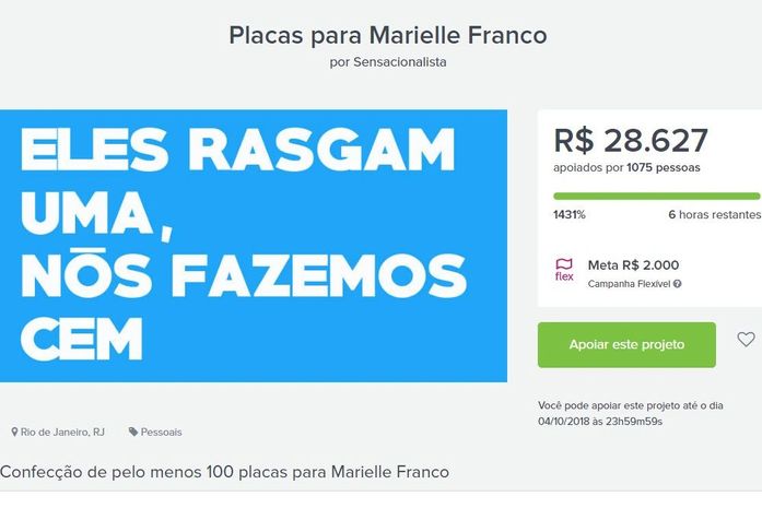 Mil vezes, Marielle Franco.