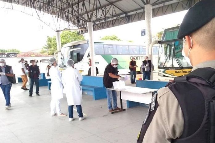 Vigilância Sanitária de Arapiraca intensifica fiscalização em ônibus interestaduais no Terminal Rodoviário