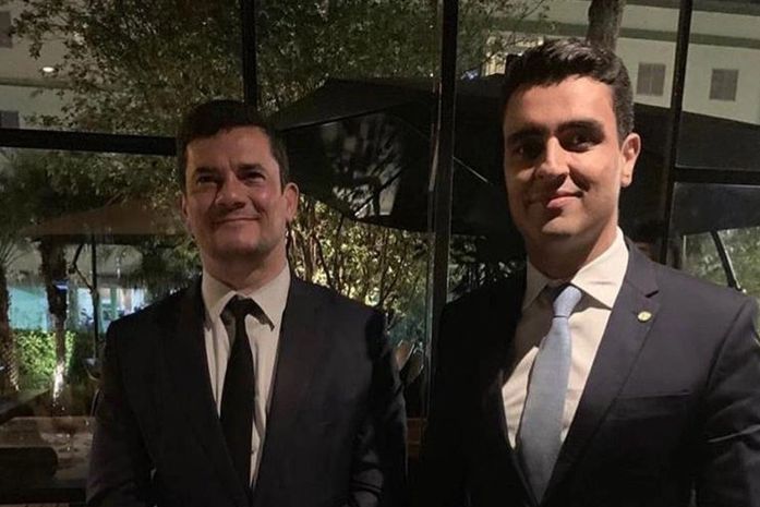 JHC ao lado do Ministro da Justiça, Sergio Moro