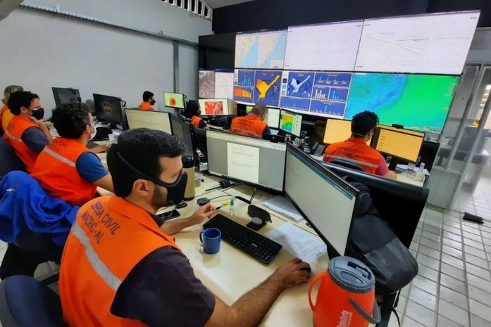Bairro do Antares registra o maior volume de chuva entre os bairros de Maceió nas últimas 24h