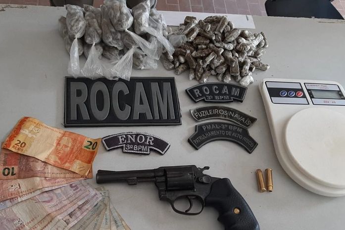 Suspeitos de tráfico de drogas são presos após abordagem em Arapiraca
