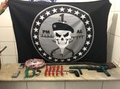 Material apreendido na Favela da Muvuca, no Trapiche da Barra, parte baixa de Maceió.