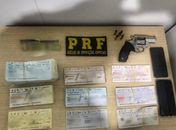 Cheques roubados são apreendidos pela PRF com suspeitos de crimes