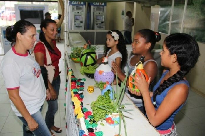 Estudantes expõem trabalhos sustentáveis na Prefeitura