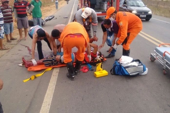 Motociclista tem pé decepado após colisão na AL-115