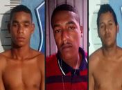 Everton José da Silva Santos , Rogério Heverson dos Santos e Carlos Alberto Pacheco Verçosa