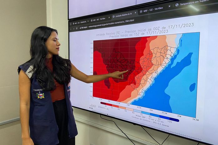 Alerta de baixa umidade do ar é renovado para regiões de Alagoas; nível pode ficar abaixo de 20%