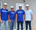 Rafael Brito e prefeito André Bocão visitam  obras do Minha Casa Minha Vida, em Marechal Deodoro

