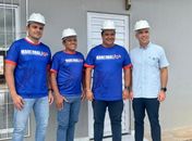 Rafael Brito e prefeito André Bocão visitam  obras do Minha Casa Minha Vida, em Marechal Deodoro

