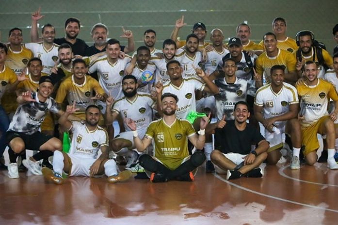 Em conquista histórica, Esporte Clube Traipu garante vaga na divisão especial de futsal nacional e disputa final da 1ª divisão da Taça Brasil; jogo acontece neste sábado (4)