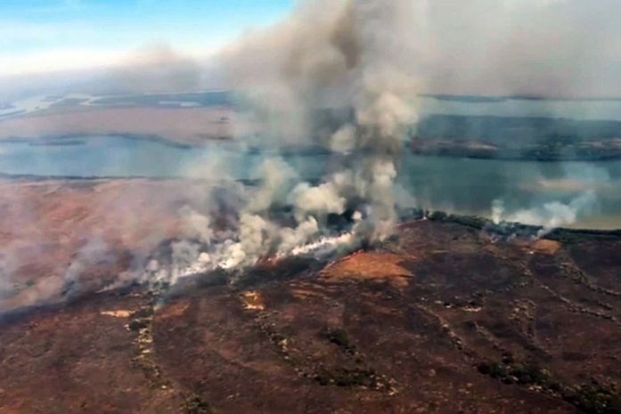 Incêndios atingem mais de 6 mil hectares na Chapada dos Guimarães