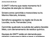 Trânsito de Maceió: DMTT registra acidente, semáforo apagado e derramamento de fertilizante