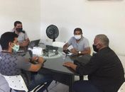 Ademir Fonseca se reúne com a diretoria do Asa 