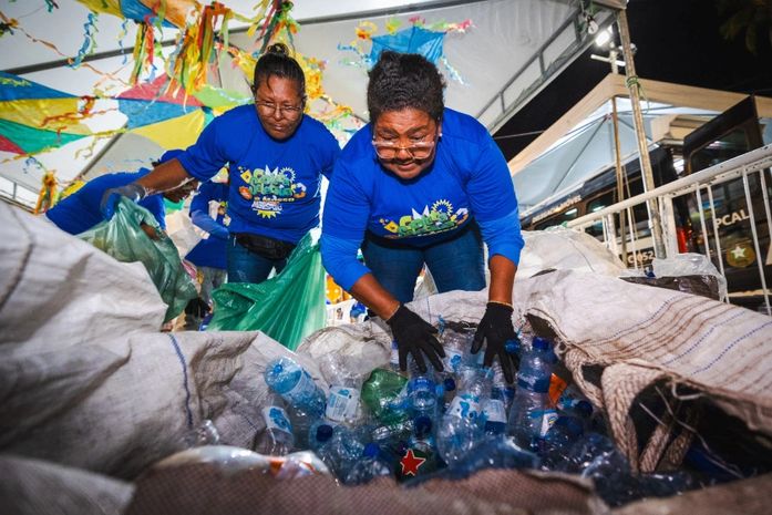 Público do Verão Massayó descartou mais de 8 toneladas de materiais recicláveis