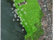 Mapa elaborado pela Defesa Civil de Maceió aponta áreas afetadas pelo afundamento do solo e áreas para monitoramento.