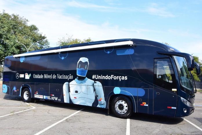 Ônibus da vacina vai ao conjunto Jardim Royal nesta sexta-feira