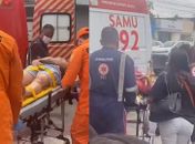 Idosas ficam feridas após serem atropeladas enquanto atravessavam a rua