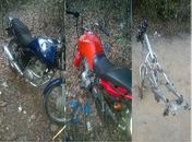 Motocicletas foram encontradas no local