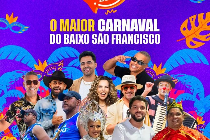 Entrega da chave da cidade ao Rei Momo, abre o Traipu Folia 2025 nesta sexta (28); confira a programação