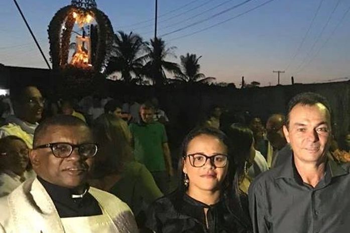 Multidão de fiéis acompanha procissão de encerramento da Festa da Padroeira Nossa Senhora da Piedade em Anadia