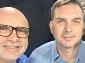 Flávio Bolsonaro e o ex-assessor Fabrício Queiroz
