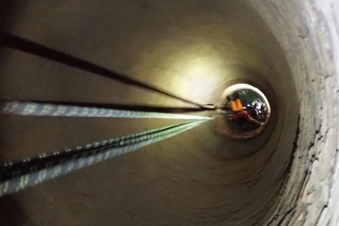 Bombeiros retiram cadáver encontrado em poço de 20 metros no interior de AL