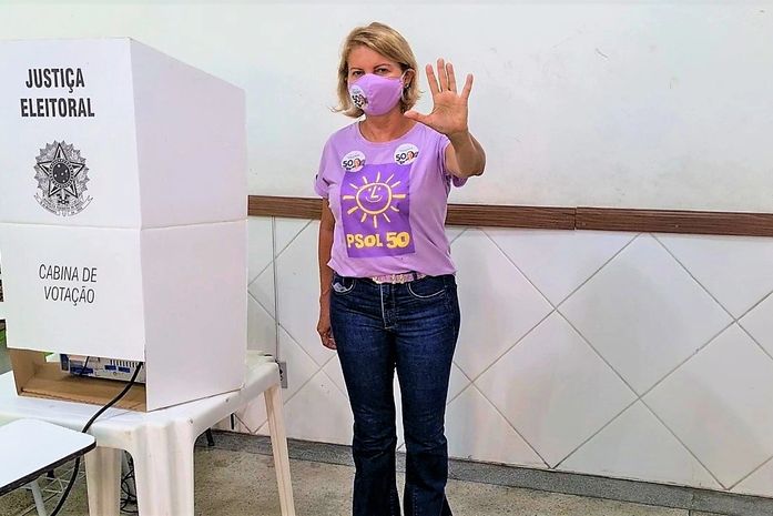 Com menor rejeição, candidata Valéria Correia comemora evolução em pesquisa e se diz confiante para 2º turno 