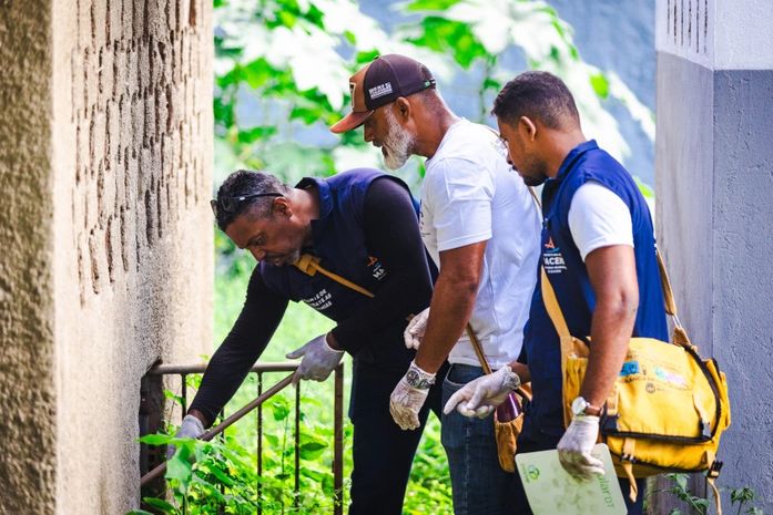 Saúde realiza ação de combate à dengue no estádio Rei Pelé