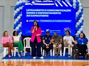 Teca Nelma participa de gincana anticapacitista que reuniu estudantes em Marechal Deodoro