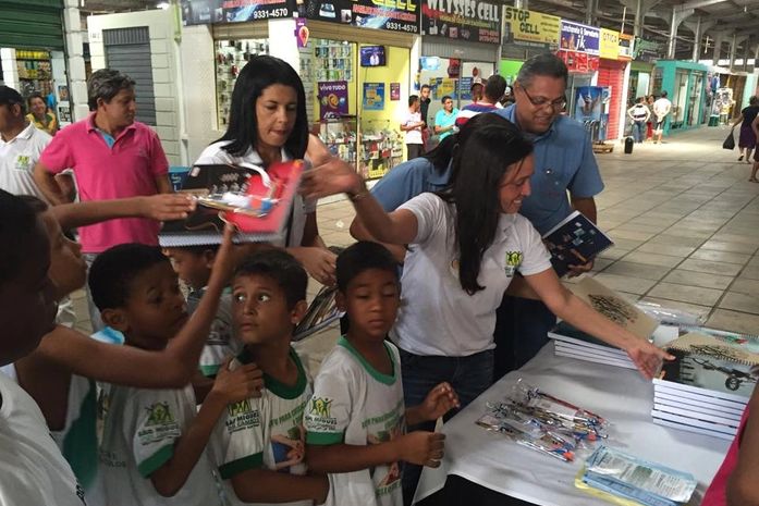 CRAS de São Miguel dos Campos faz ação social com crianças no primeiro dia da Semana do Bebê
