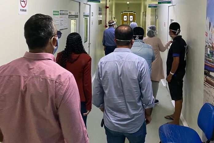 Vereadores fazem fiscalização da UPA Trapiche devido à suspensão dos atendimentos