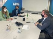 Marx Beltrão atua em Brasília por nova agência da Caixa Econômica Federal em Coruripe